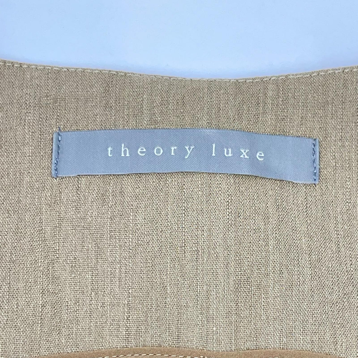 theory luxe セオリーリュクス キャメル リネン ジレ ベスト ベスト