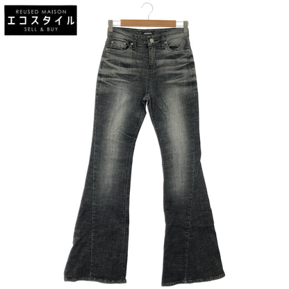 その他ブランド 【SYNERJYN.】ブラック CAT WASHING MID-RISE ジーンズ ボトムス