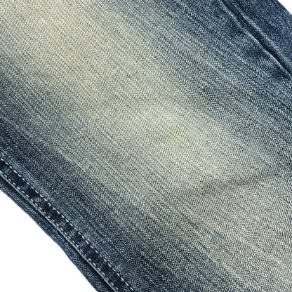その他ブランド 【SYNERJYN.】ブルー CAT WASHING MID-RISE ジーンズ ボトムス
