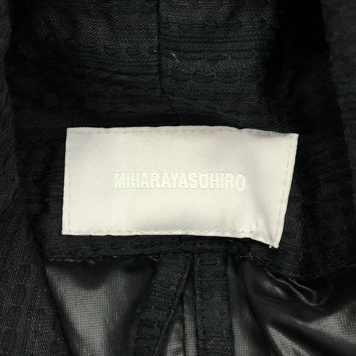 MIHARAYASUHIRO ミハラヤスヒロ チャコール ウール ダウンベスト トップス