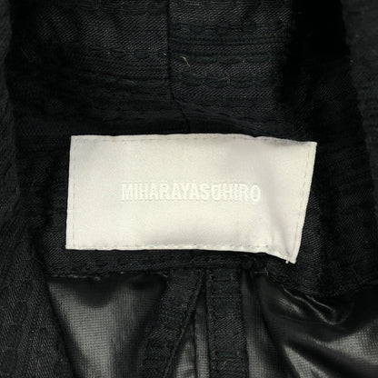 MIHARAYASUHIRO ミハラヤスヒロ チャコール ウール ダウンベスト トップス