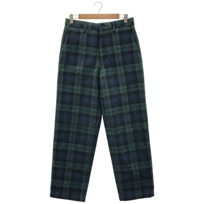 TOMMYHILFIGER トミーヒルフィガー グリーン×ネイビー チェック パンツ ボトムス