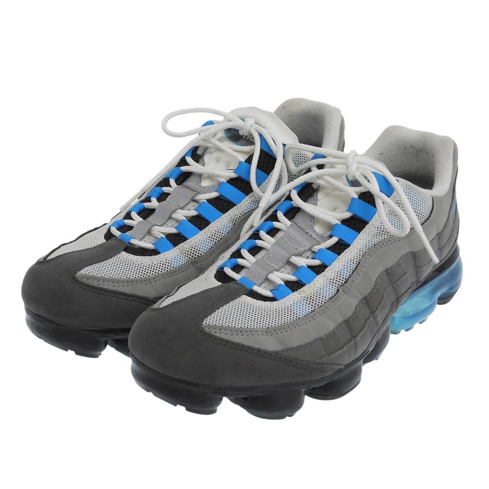 NIKE ナイキ AIR VAPORMAX 95 シューズ メンズ グレー×ブルー 28cm AJ7292-002 シューズ