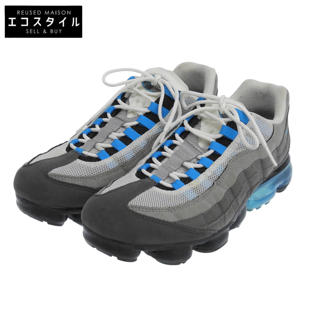 NIKE ナイキ AIR VAPORMAX 95 シューズ メンズ グレー×ブルー 28cm AJ7292-002 シューズ
