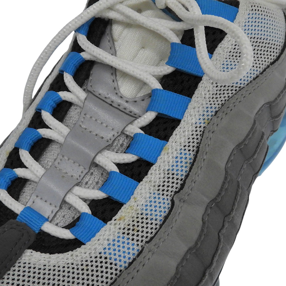 NIKE ナイキ AIR VAPORMAX 95 シューズ メンズ グレー×ブルー 28cm AJ7292-002 シューズ