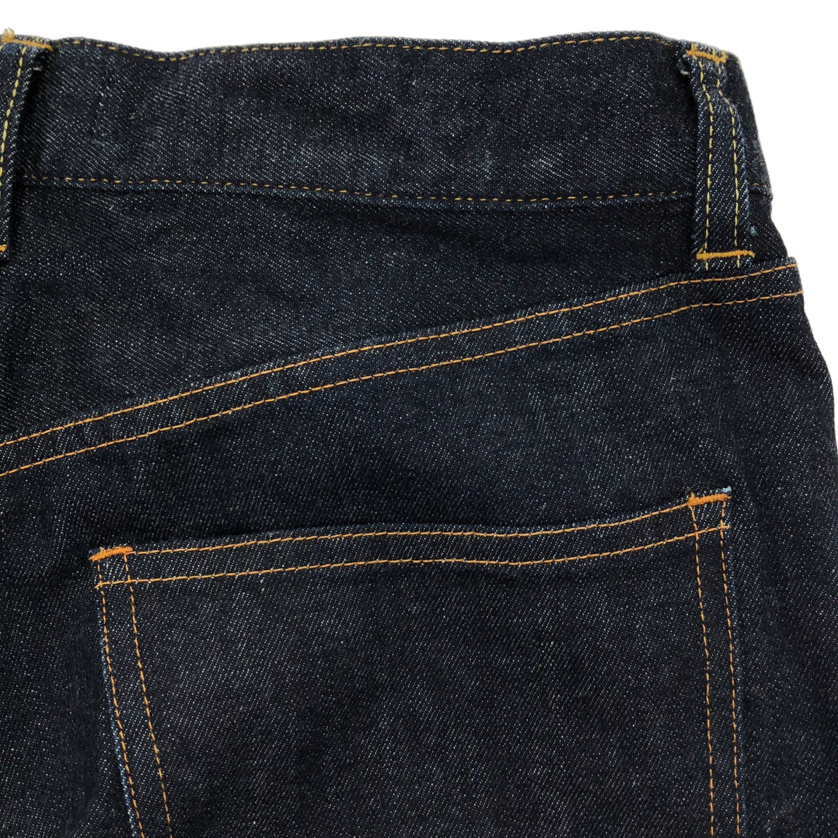24年 インディゴ コットン ワイド デニム パンツ ボトムス