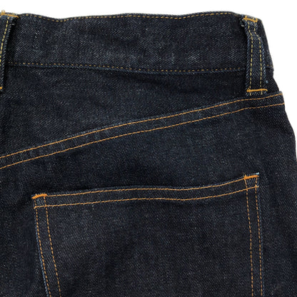 24年 インディゴ コットン ワイド デニム パンツ ボトムス