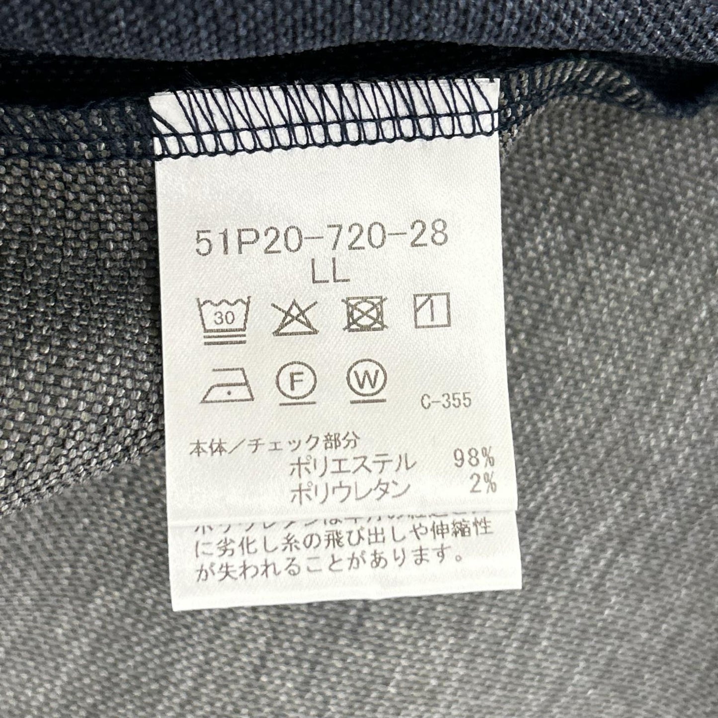 BLACK LABEL CRESTBRIDGE ブラックレーベルクレストブリッジ 26年 ネイビー カラミチェックパッチワークフーディー ジャケット