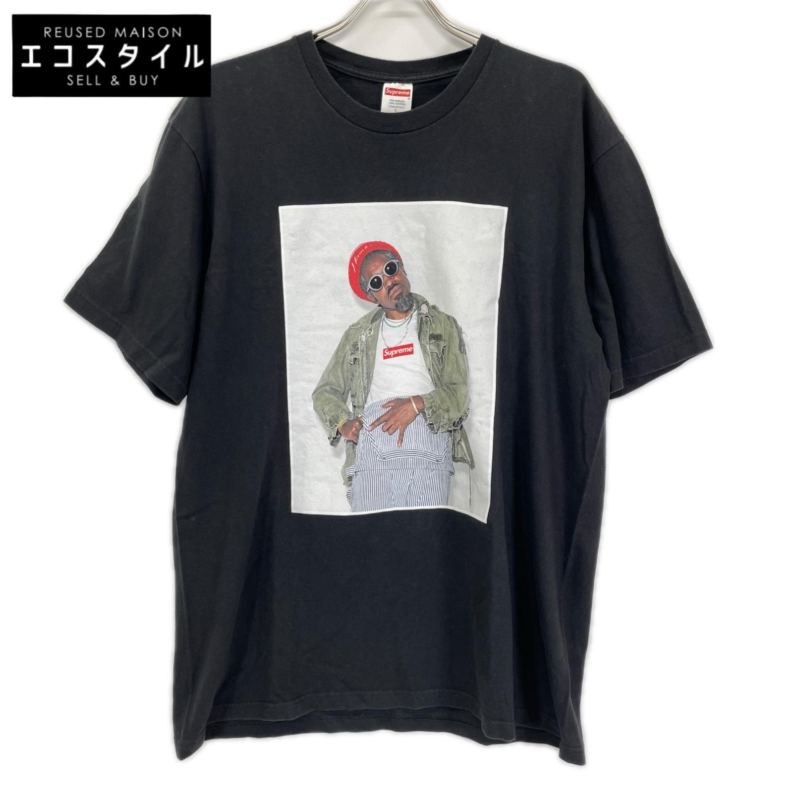 Supreme シュプリーム 22FW ブラック Andre 3000 Tシャツ トップス