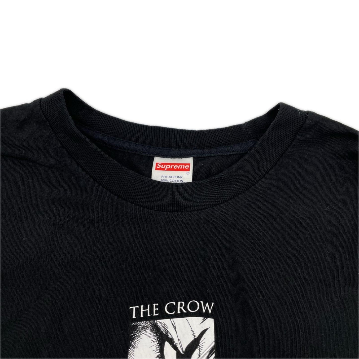 Supreme シュプリーム ブラック THE CROW プリント 長袖Tシャツ トップス