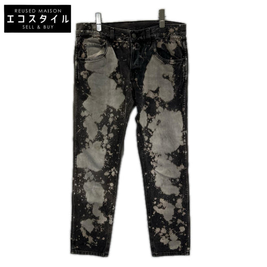 GUCCI グッチ 408637 XD548 グレー系 ブリーチ加工 デニムパンツ ボトムス