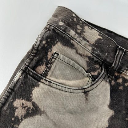 GUCCI グッチ 408637 XD548 グレー系 ブリーチ加工 デニムパンツ ボトムス
