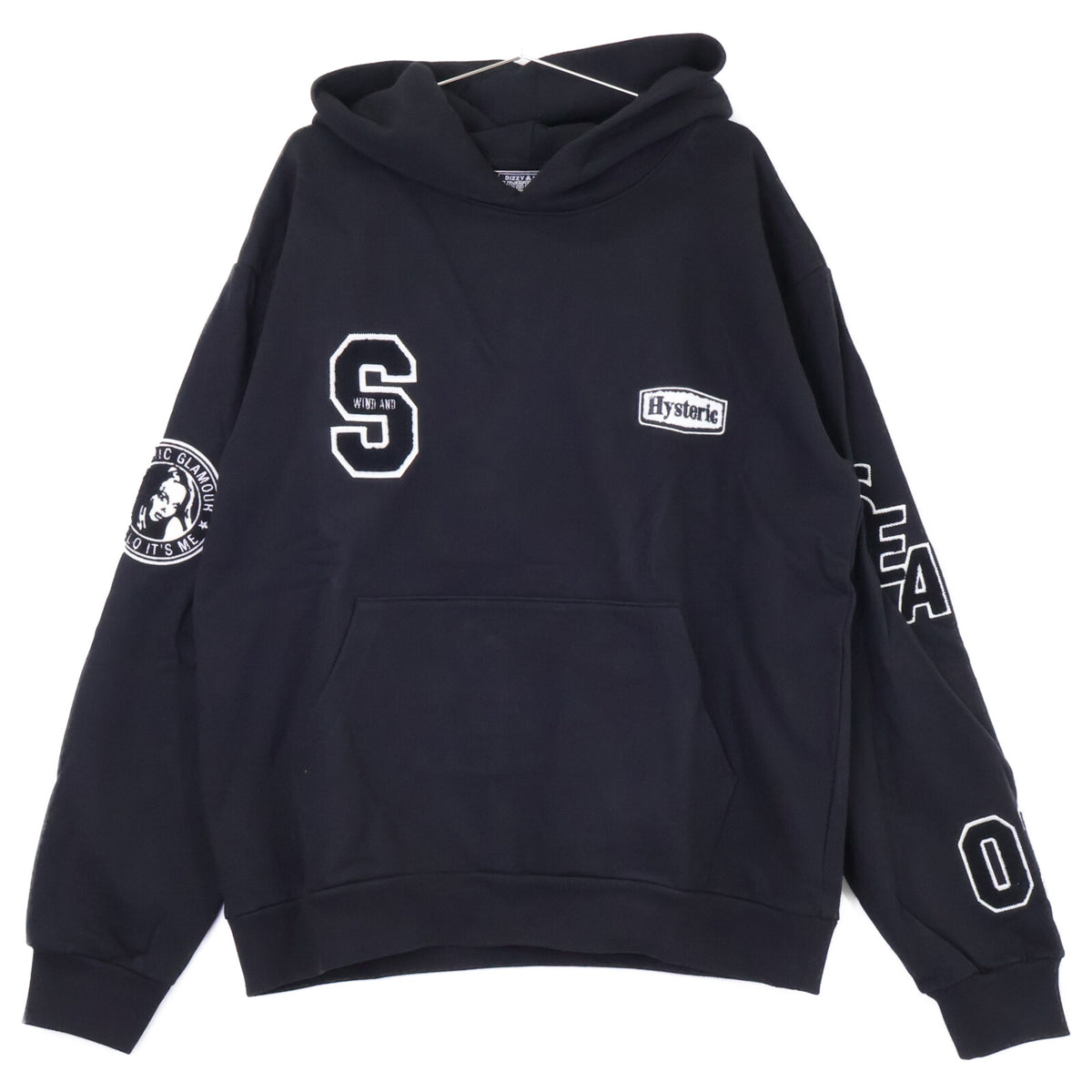 WIND AND SEA ウィンダンシ― ｘHYSTERIC GLAMOUR【新品】WDS-C-HYS-23-AP-Q1-15 VARSITY HOODIE バーシティ プルオーバー パーカー トップス