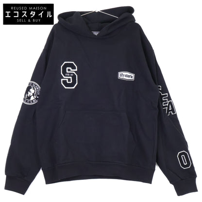 WIND AND SEA ウィンダンシ― ｘHYSTERIC GLAMOUR【新品】WDS-C-HYS-23-AP-Q1-15 VARSITY HOODIE バーシティ プルオーバー パーカー トップス