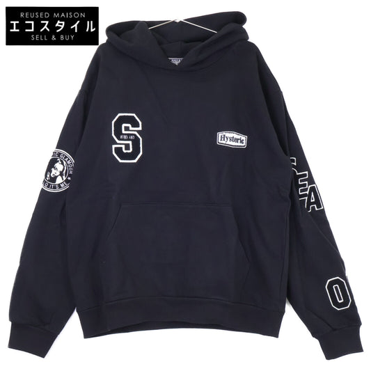 WIND AND SEA ウィンダンシ― ｘHYSTERIC GLAMOUR【新品】WDS-C-HYS-23-AP-Q1-15 VARSITY HOODIE バーシティ プルオーバー パーカー トップス