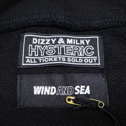 WIND AND SEA ウィンダンシ― ｘHYSTERIC GLAMOUR【新品】WDS-C-HYS-23-AP-Q1-15 VARSITY HOODIE バーシティ プルオーバー パーカー トップス