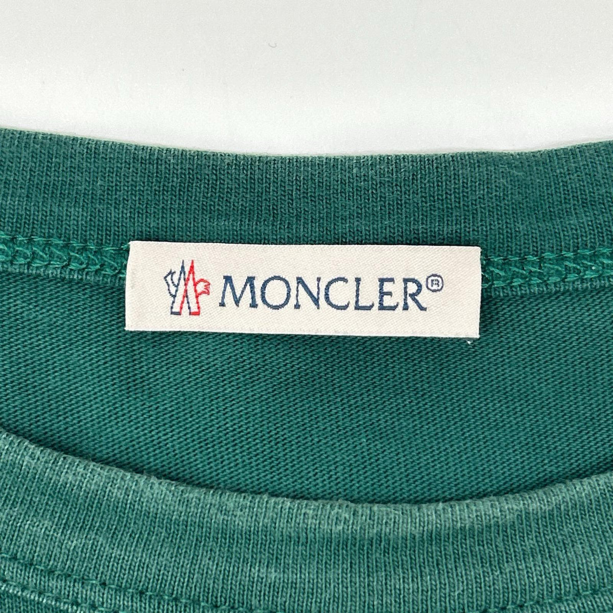 MONCLER モンクレール 20年製 グリーン ロゴプリント MAGLIA Tシャツ トップス