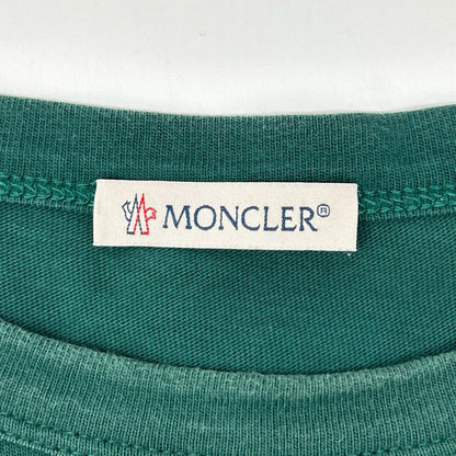 MONCLER モンクレール 20年製 グリーン ロゴプリント MAGLIA Tシャツ トップス