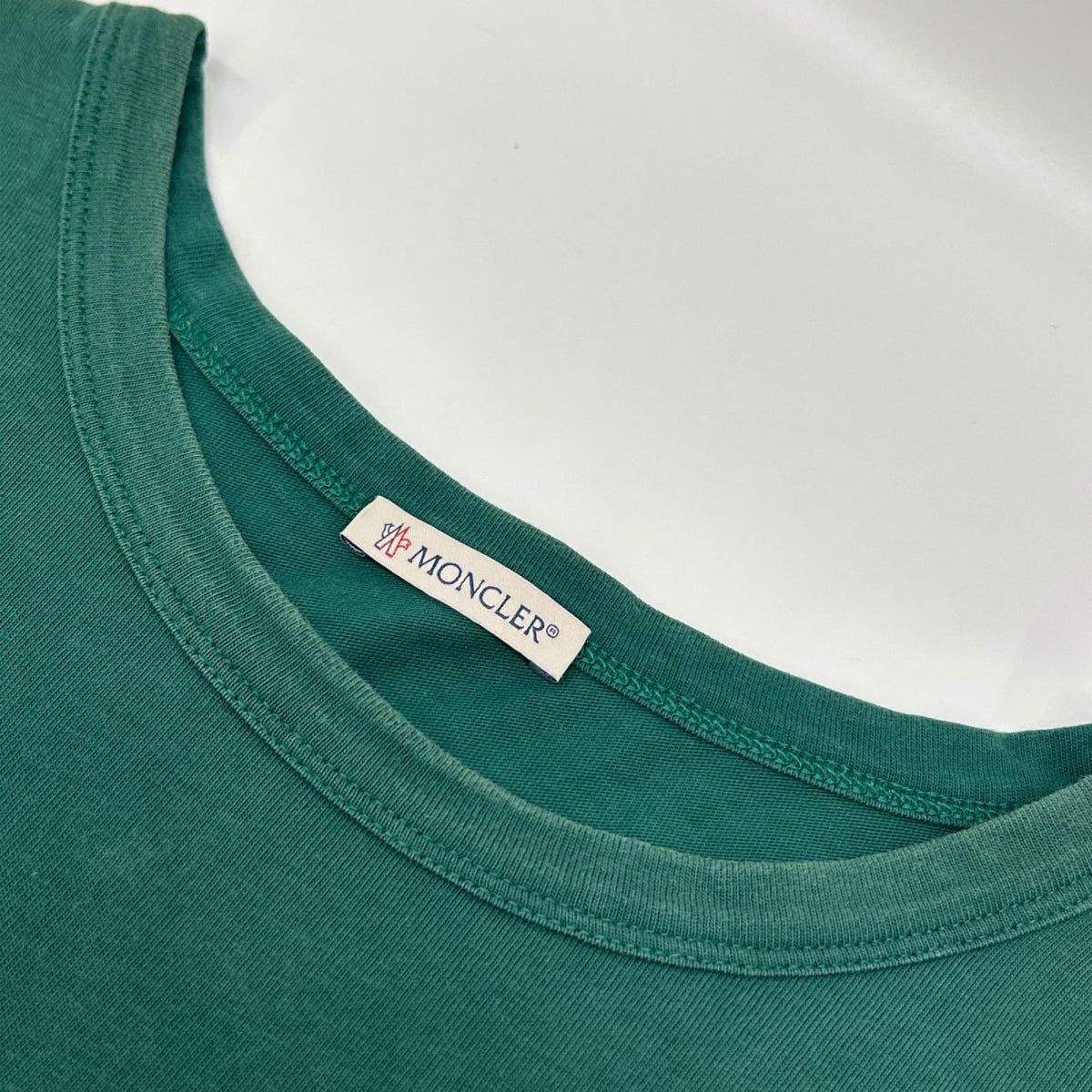 MONCLER モンクレール 20年製 グリーン ロゴプリント MAGLIA Tシャツ トップス
