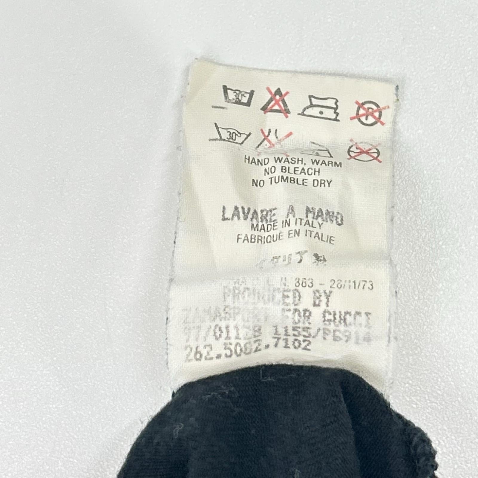 GUCCI グッチ トムフォード期　ブラック GGマーク刺繍 コットン 半袖Tシャツ トップス