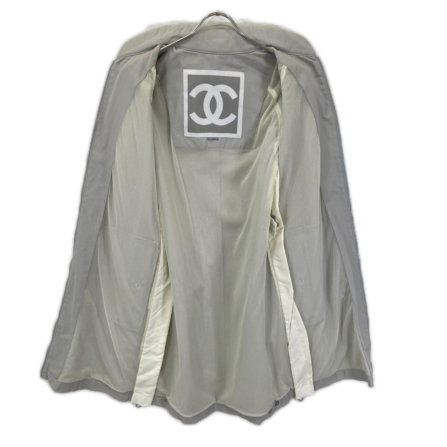 CHANEL シャネル ホワイト ココマーク ナイロンジャケット ジャケット