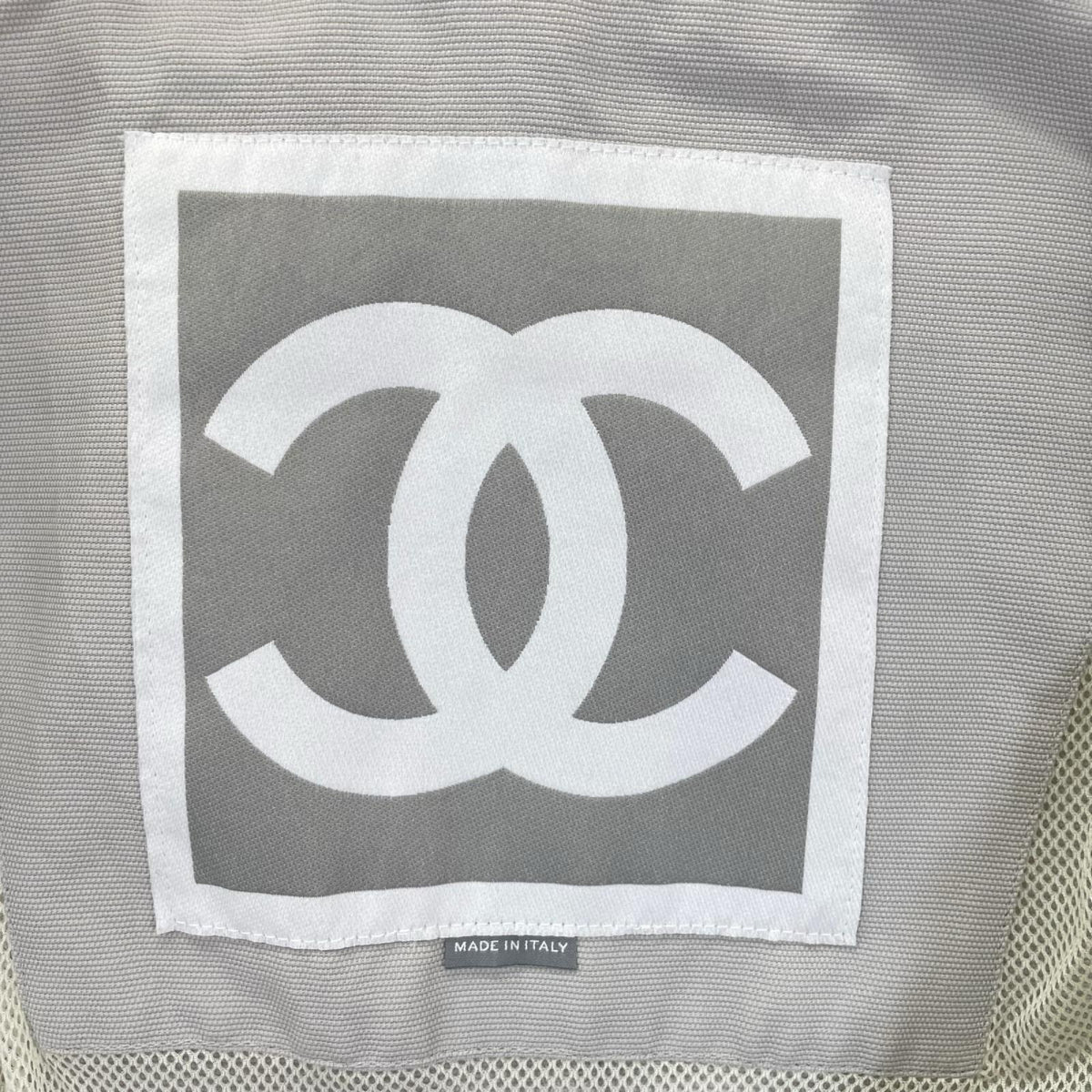 CHANEL シャネル ホワイト ココマーク ナイロンジャケット ジャケット