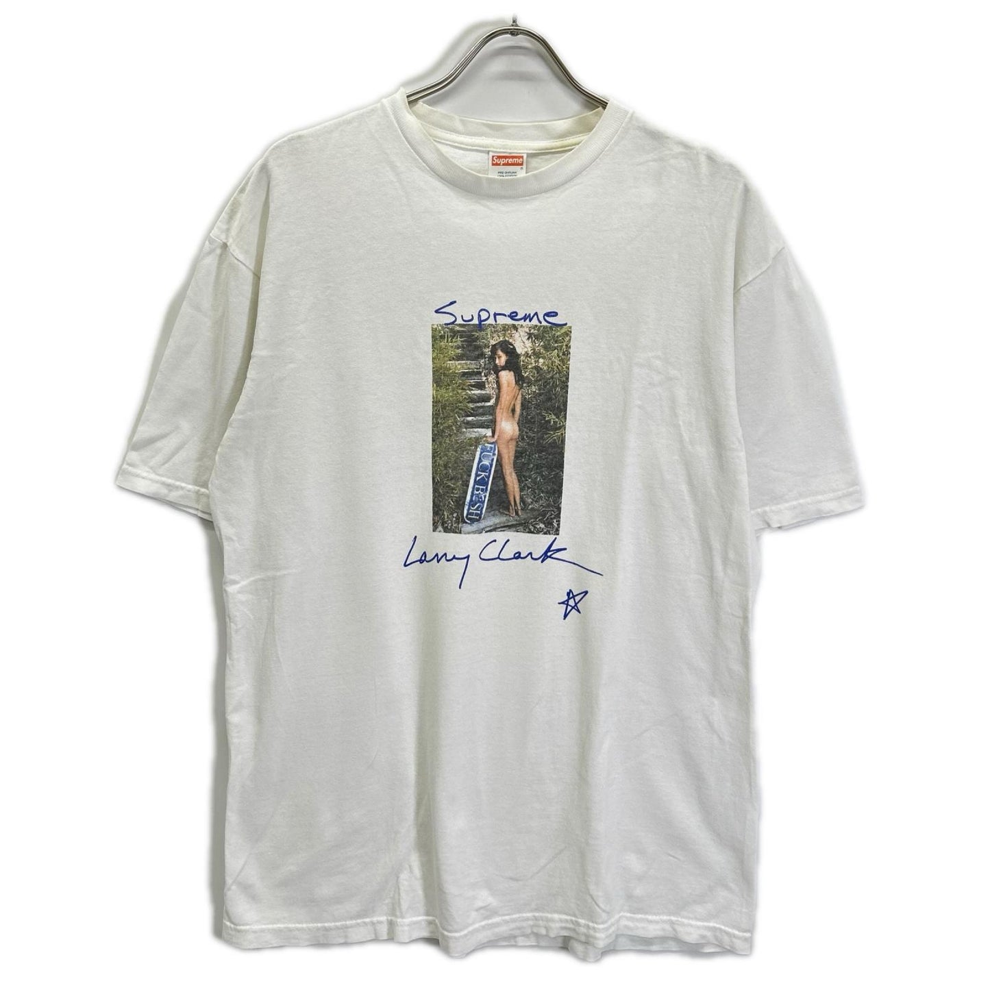 Supreme シュプリーム ホワイト ラリー・クラークプリント 半袖 Tシャツ トップス