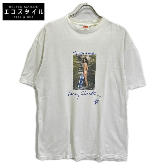 Supreme シュプリーム ホワイト ラリー・クラークプリント 半袖 Tシャツ トップス