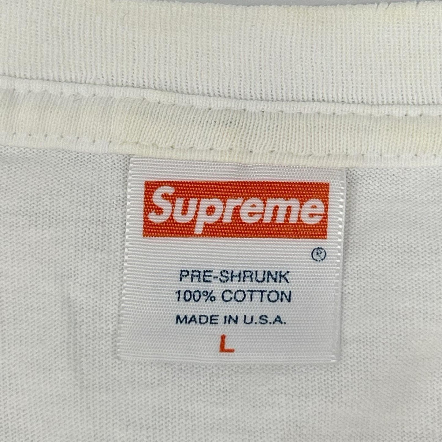 Supreme シュプリーム ホワイト ラリー・クラークプリント 半袖 Tシャツ トップス