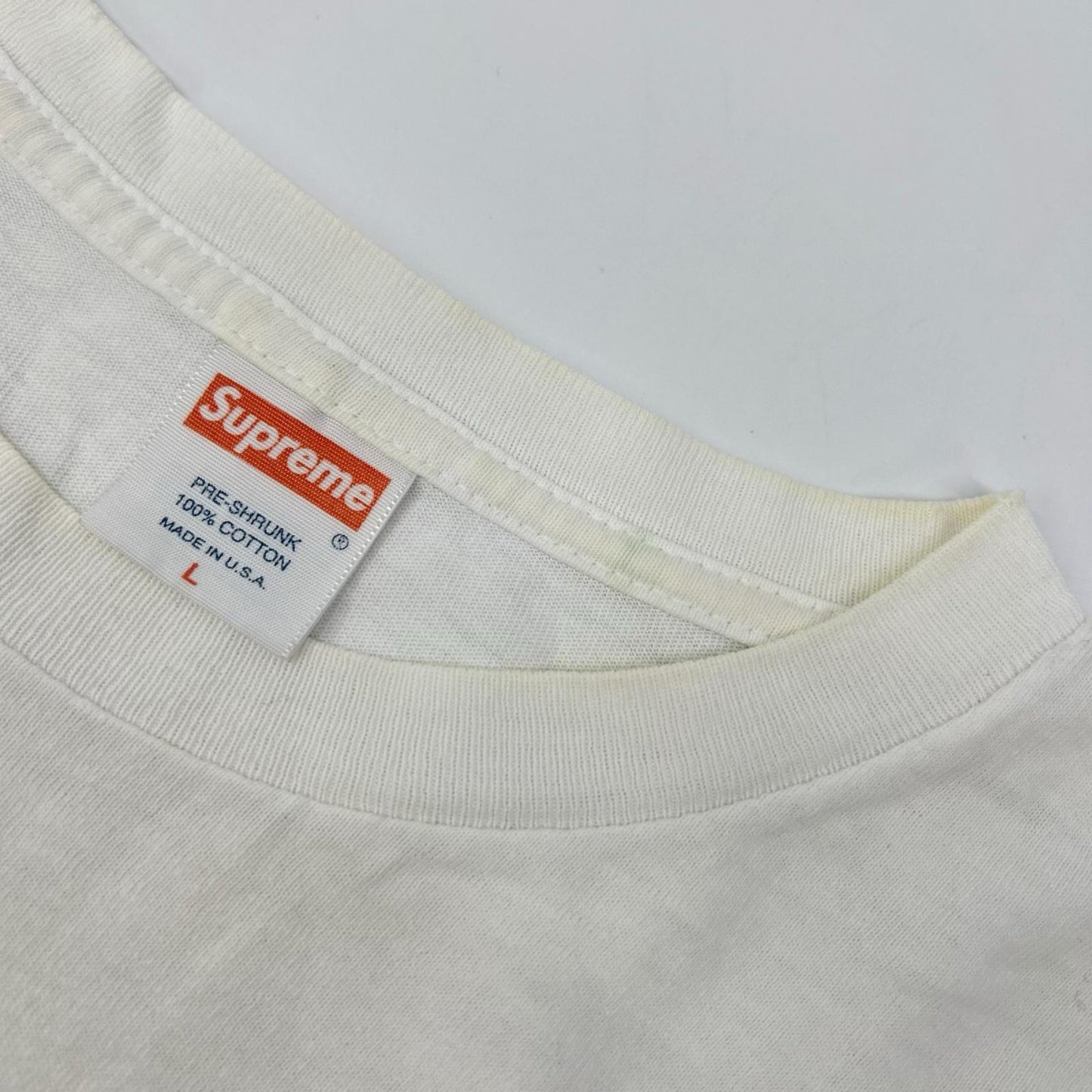 Supreme シュプリーム ホワイト ラリー・クラークプリント 半袖 Tシャツ トップス