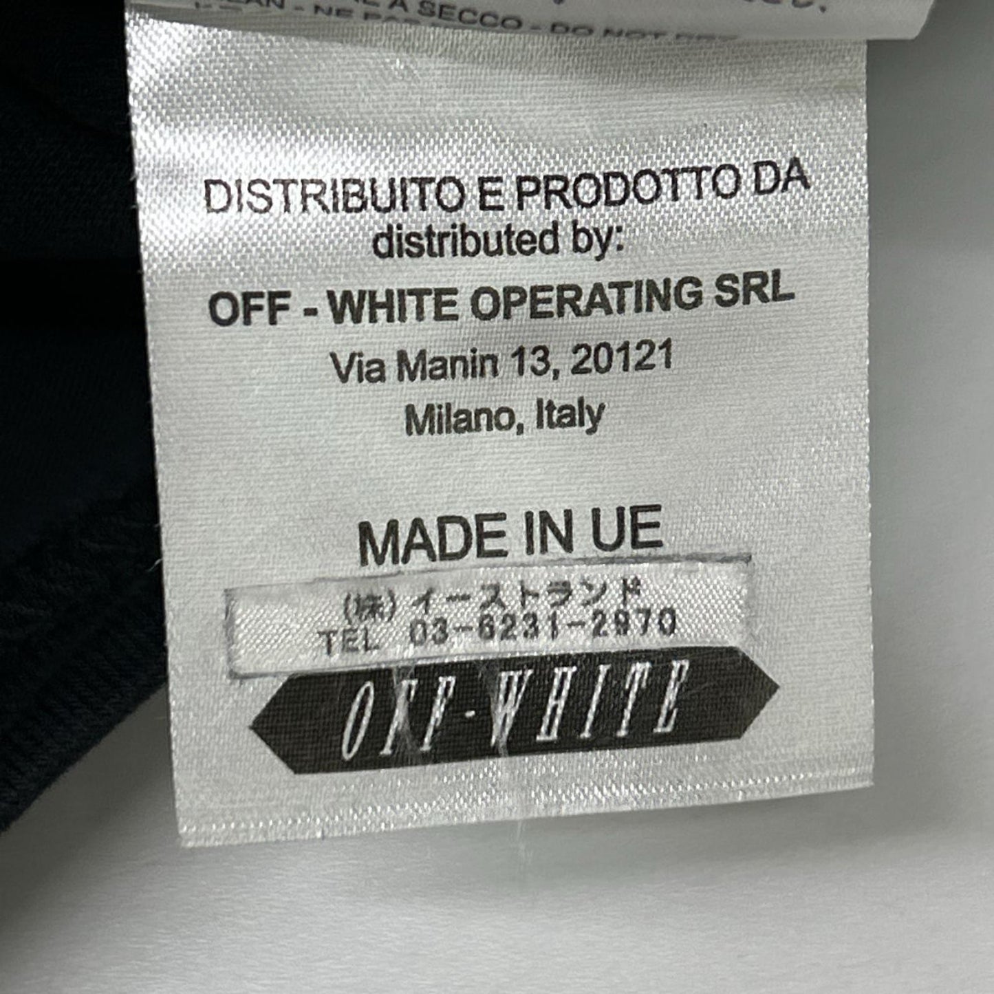 OFF-WHITE オフホワイト ブラック BLUE COLLAR 2016 Tシャツ トップス