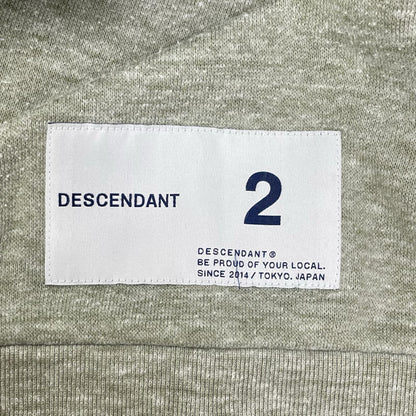 DESCENDANT ディセンダント グリーン PECREW NECK スウェット トップス