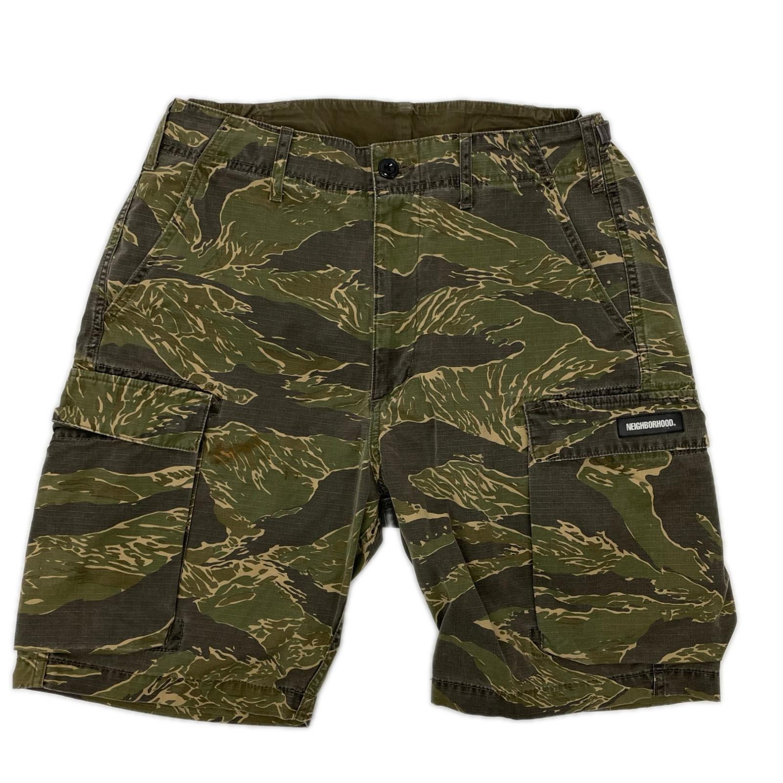 NEIGHBORHOOD ネイバーフッド 201SPNH-PTM06 カモフラ コットンショーツ ボトムス