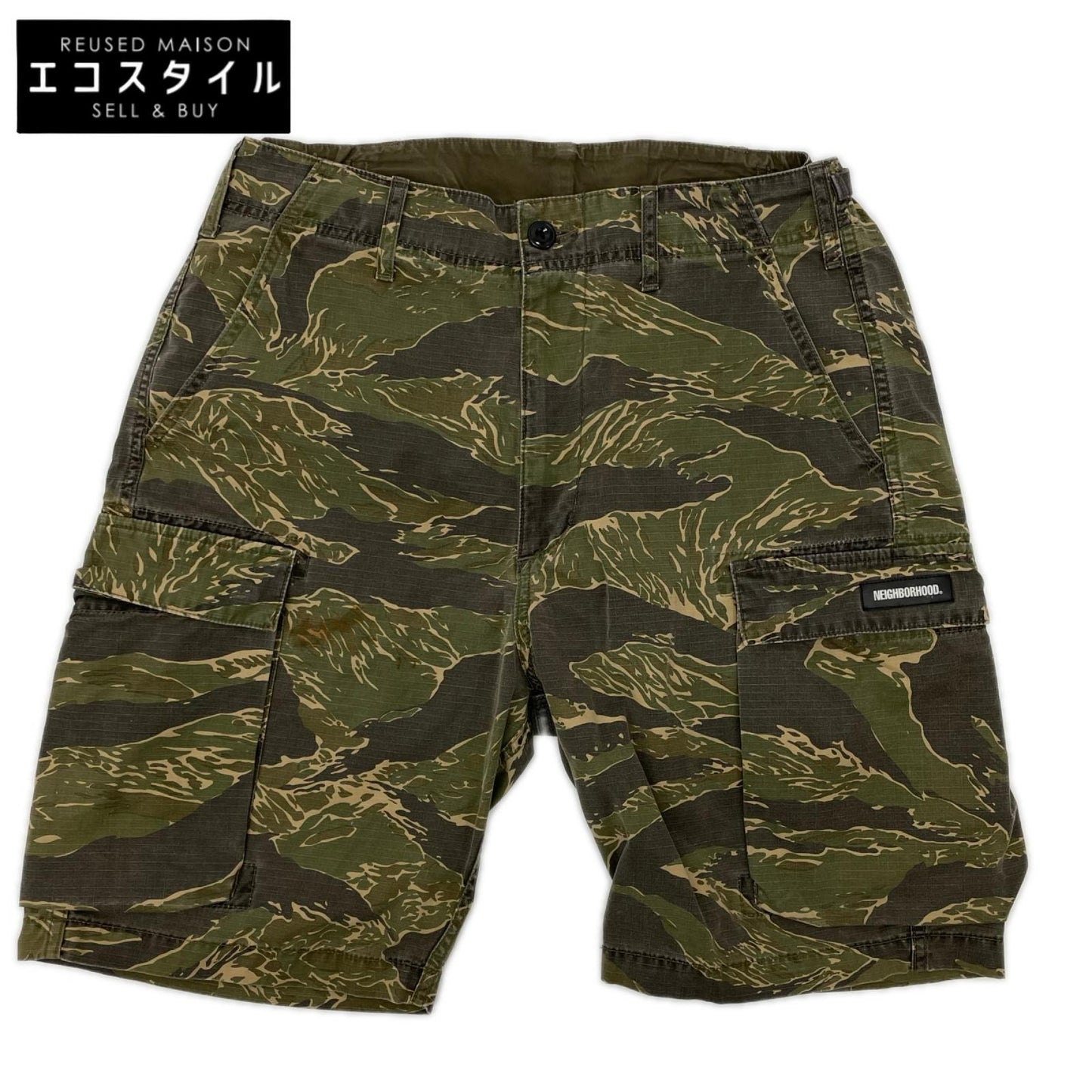 NEIGHBORHOOD ネイバーフッド 201SPNH-PTM06 カモフラ コットンショーツ ボトムス