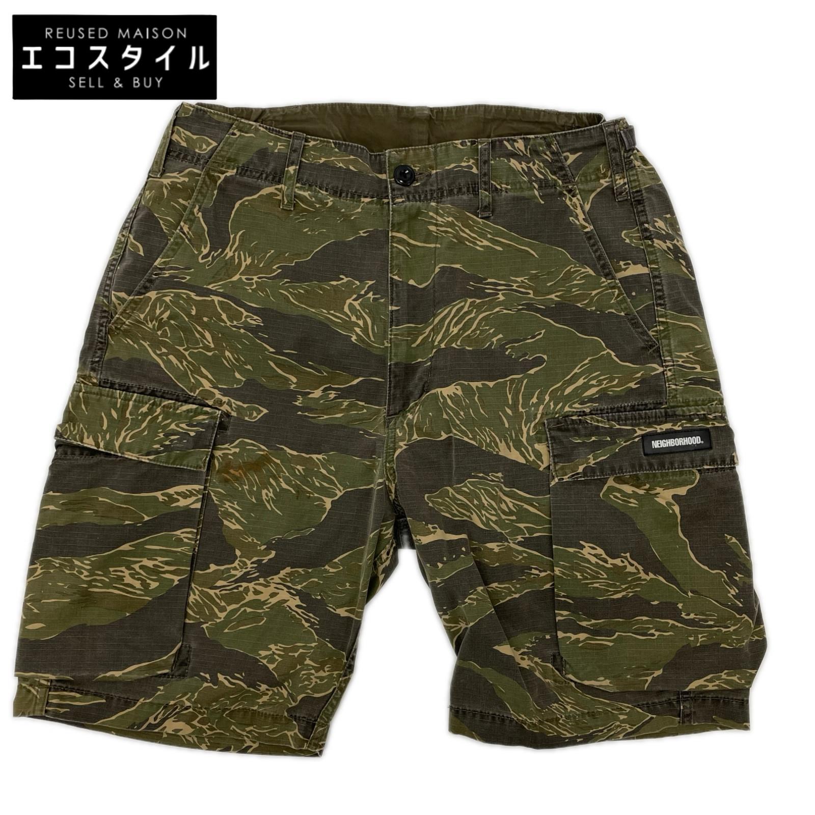 NEIGHBORHOOD ネイバーフッド 201SPNH-PTM06 カモフラ コットンショーツ ボトムス