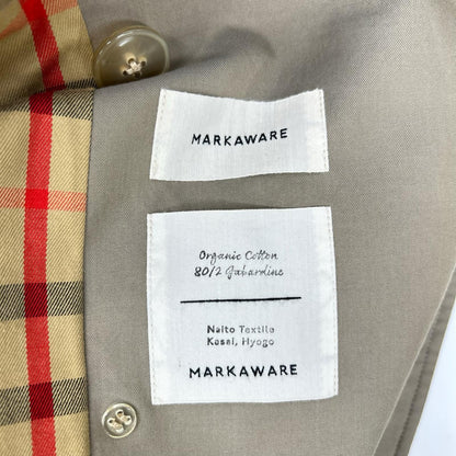 MARKAWARE マーカウエア A18C-09C001C カーキ ビッグ トレンチコート コート