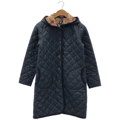 LAVENHAM ラベンハム ネイビー リバティ キルティング ロングコート トップス