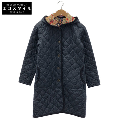 LAVENHAM ラベンハム ネイビー リバティ キルティング ロングコート トップス