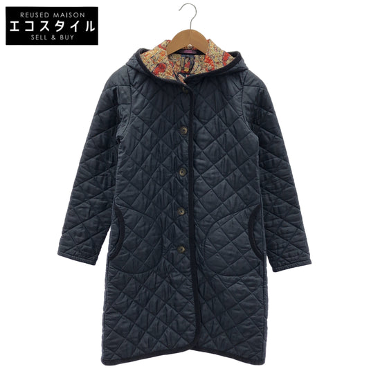 LAVENHAM ラベンハム Navy Liberty Quilted Long Coat Top