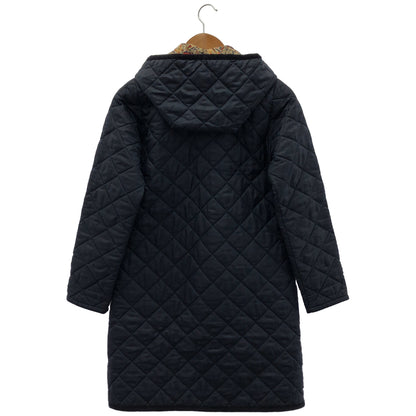 LAVENHAM ラベンハム ネイビー リバティ キルティング ロングコート トップス