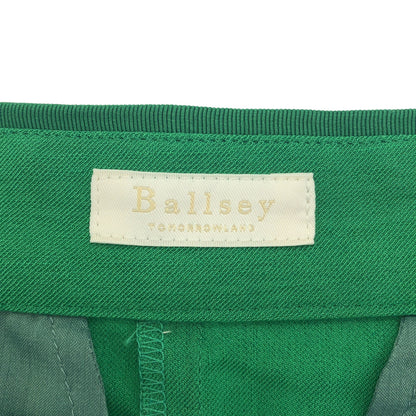 BALLSEY ボールジー 25年製 グリーン トリアセテートリネンストレッチ タイトロングスカート ボトムス