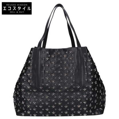 JIMMY CHOO ジミーチュウ PIMLICO レザー スタースタッズ トートバッグ