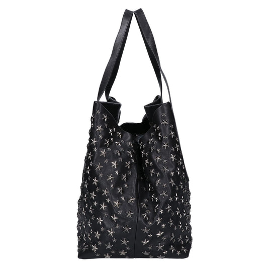 JIMMY CHOO ジミーチュウ PIMLICO レザー スタースタッズ トートバッグ