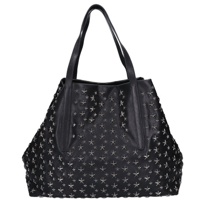 JIMMY CHOO ジミーチュウ PIMLICO レザー スタースタッズ トートバッグ