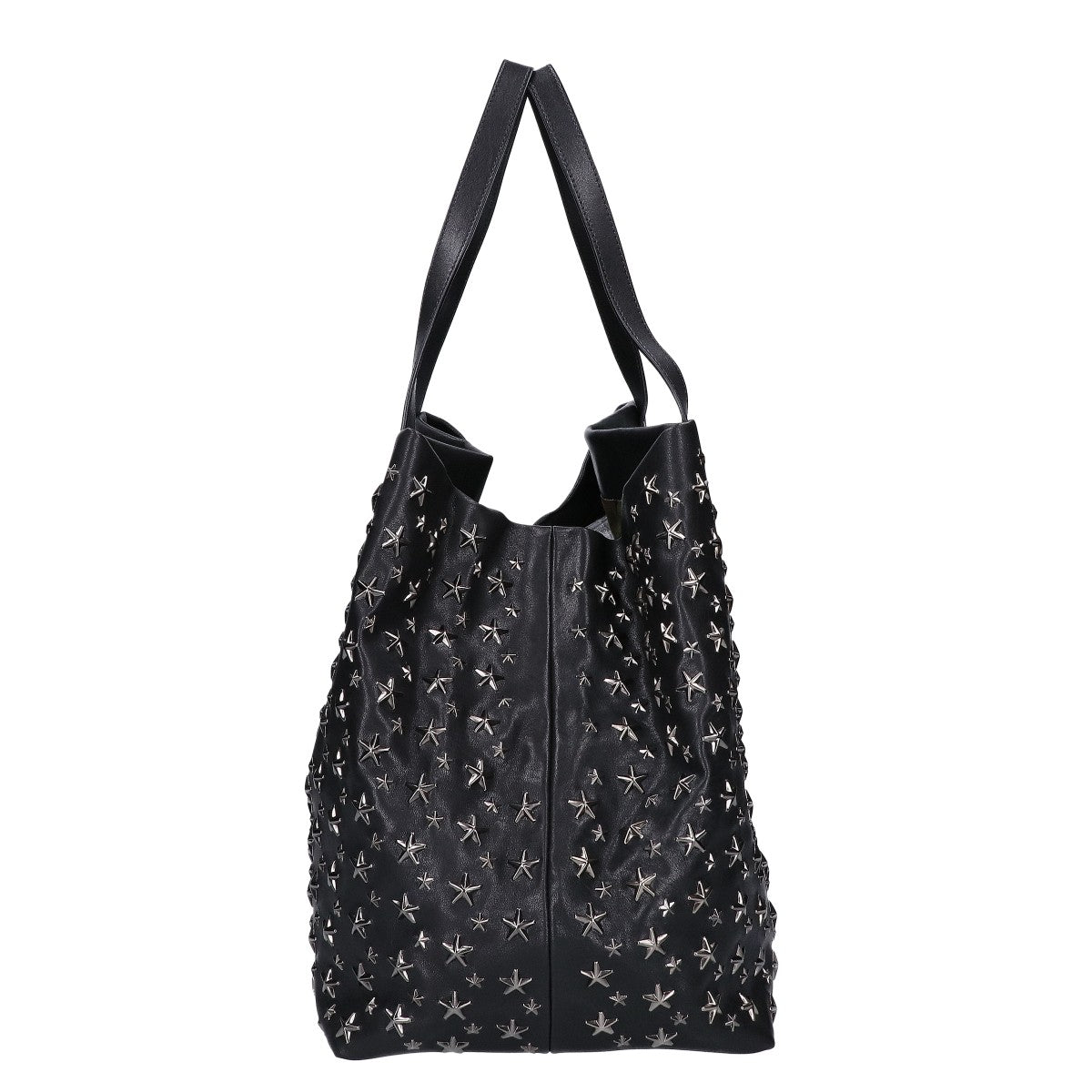 JIMMY CHOO ジミーチュウ PIMLICO レザー スタースタッズ トートバッグ