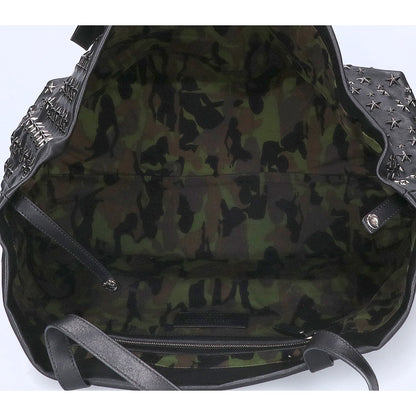 JIMMY CHOO ジミーチュウ PIMLICO レザー スタースタッズ トートバッグ