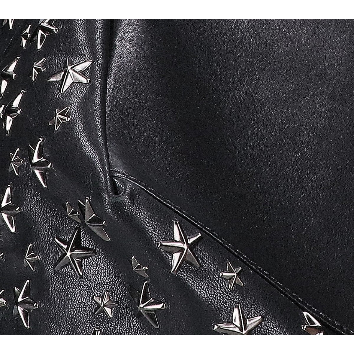 JIMMY CHOO ジミーチュウ PIMLICO レザー スタースタッズ トートバッグ