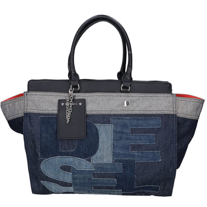 DIESEL ディーゼル ロゴパッチ デニム トートバッグ