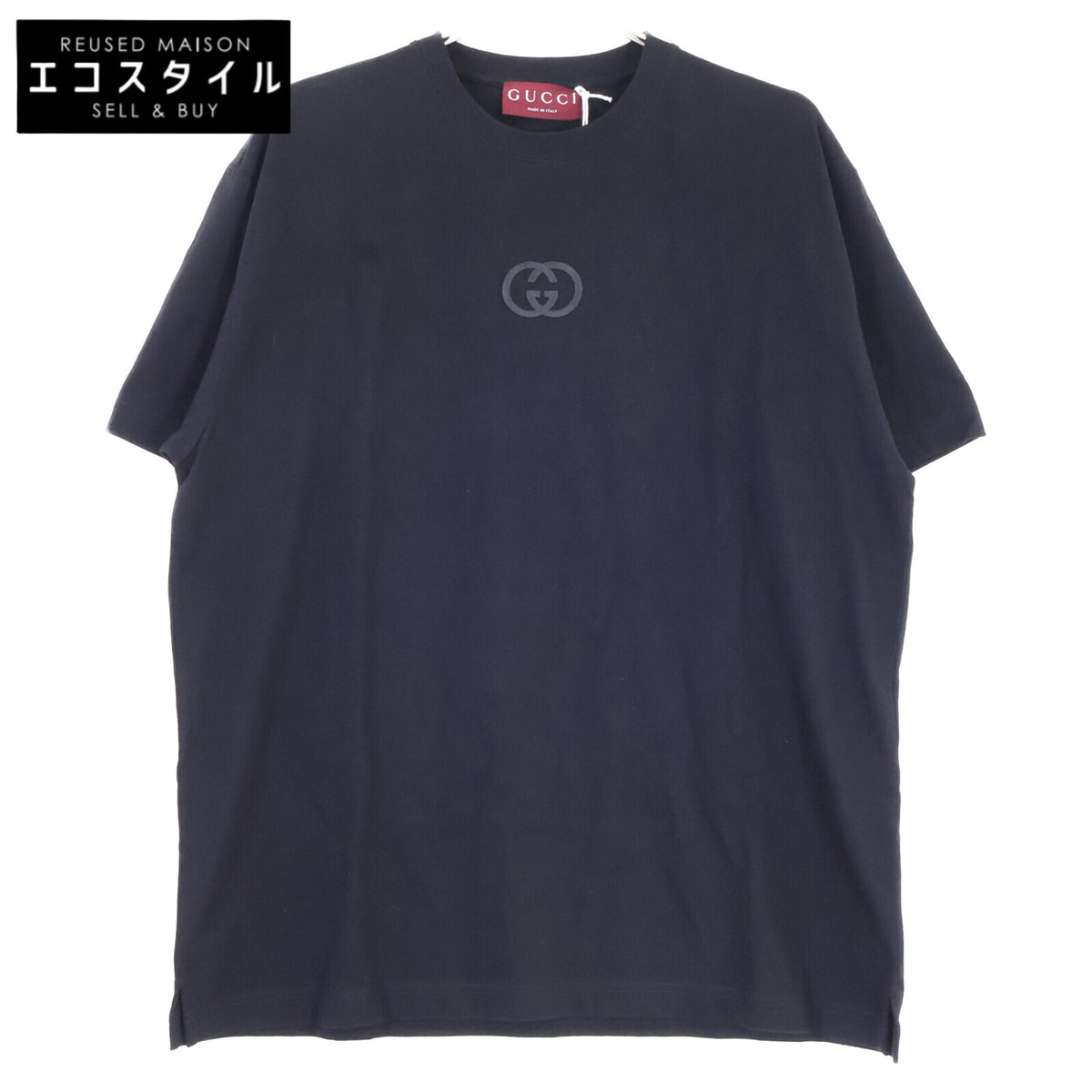 GUCCI Gucci 【Brand New/Domestic Authorized】854394 GG-Embroidered Short-Sleeve T-Shirt Tops