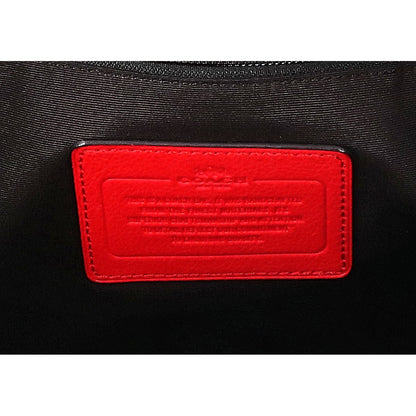 COACH コーチ ロゴ型押しレザー トートバッグ